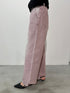 HIGH RISE TUCK WIDE PANTS / PINK /Y252-31064